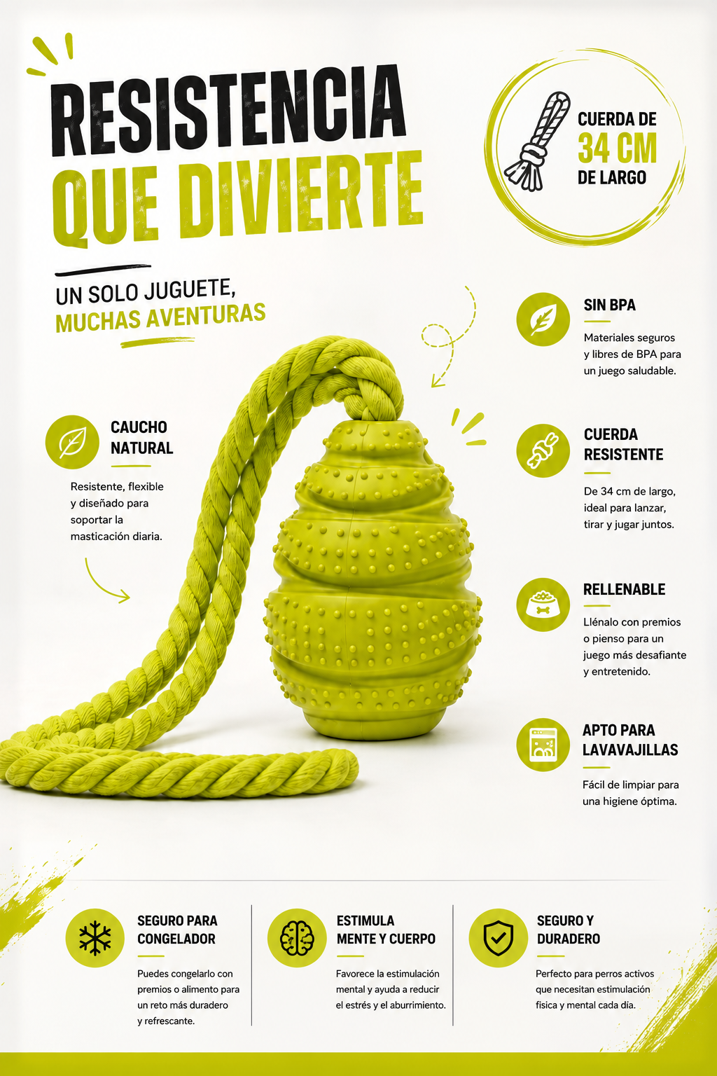 Kong con cuerda